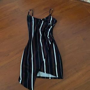 Asymmetrical Mini Dress